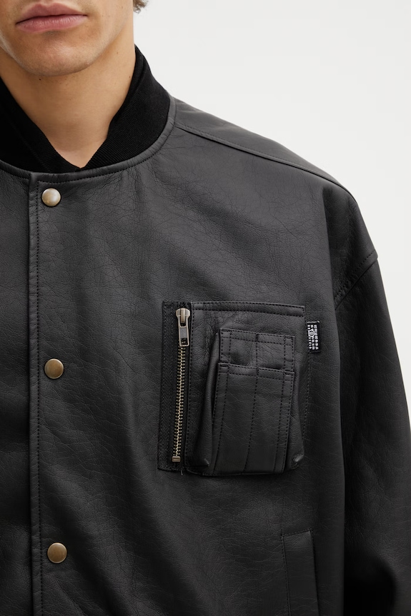 MM6 Maison Margiela куртка-бомбер чоловіча чорний SH0AM0080.M35740.900