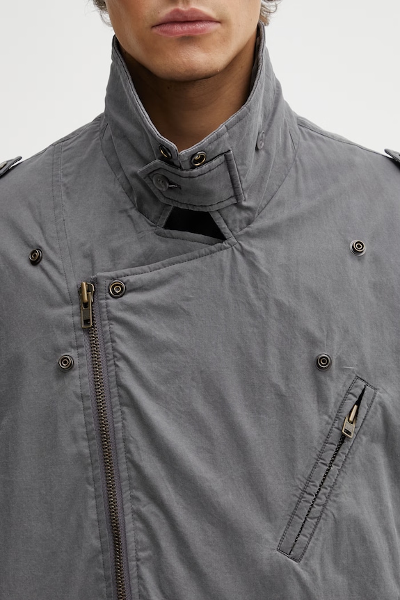 MM6 Maison Margiela biker jacket Men's gray SH0AM0081.M35741.855