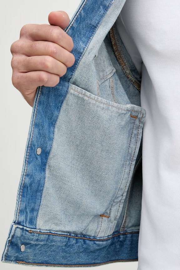 Calvin Klein Jeans prijelazna jakna muška traper LV04RG764G