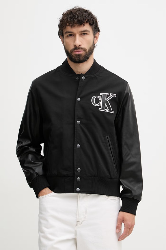 Calvin Klein Jeans varsity férfi fekete LV04RF407G