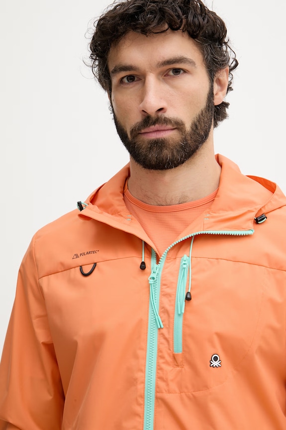 United Colors of Benetton куртка для мужчин оранжевый 26VGUN070