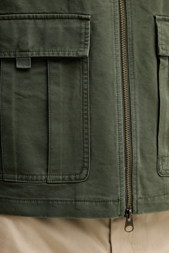 United Colors of Benetton vestă pentru bărbați, din bumbac 2OAEUJ00W verde