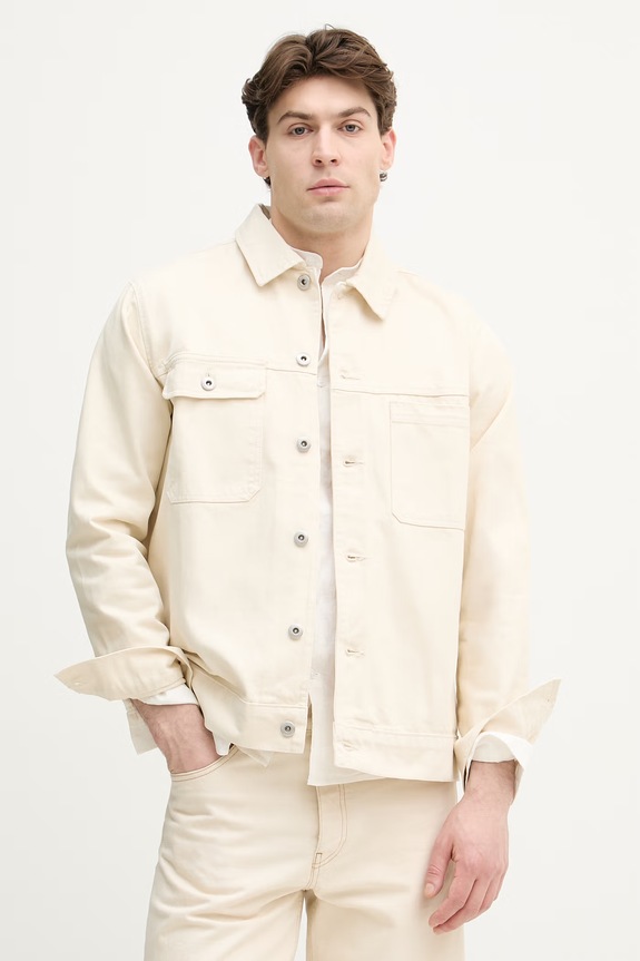 Lindbergh jachetă pentru bărbați, din denim bej 30.304030CD