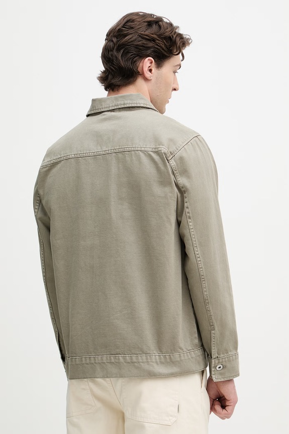 Îmbrăcăminte Lindbergh jachetă pentru bărbați, din denim 30.304030CD verde