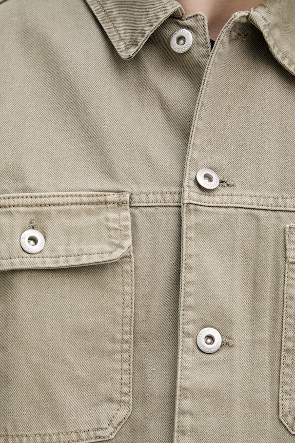 Lindbergh jachetă pentru bărbați, din denim 30.304030CD verde