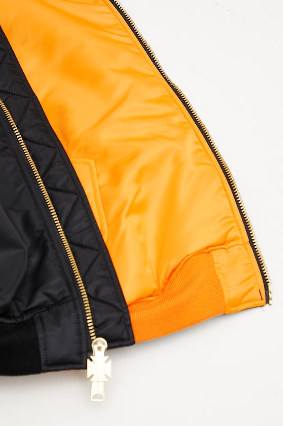 Vetements Leather Crosses Men's bomber jacket ME76BJ004B