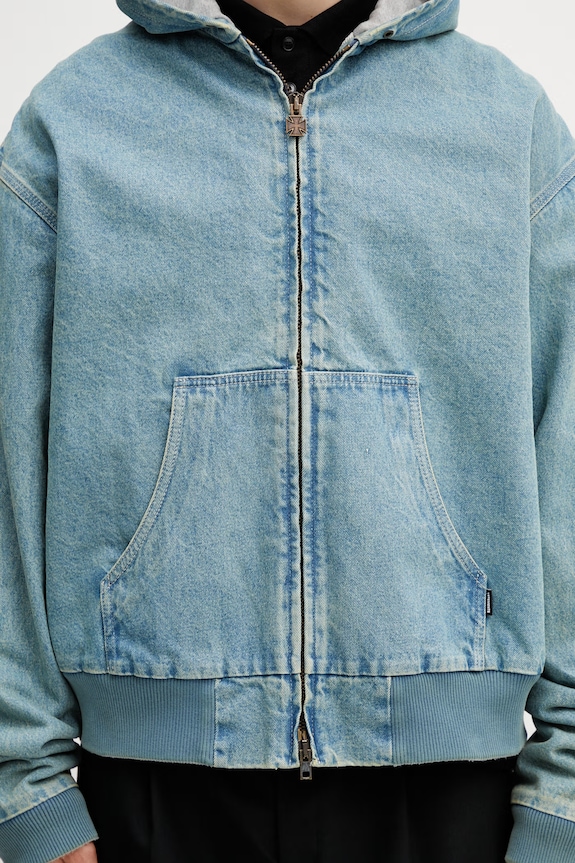 Vetements Workwear Denim преходно яке деним мъжко син ME76DJ061N1