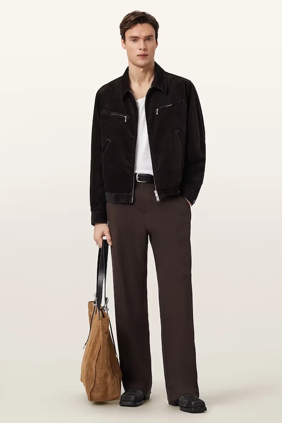 Дрехи Яке AllSaints KOREY M003OE кафяв