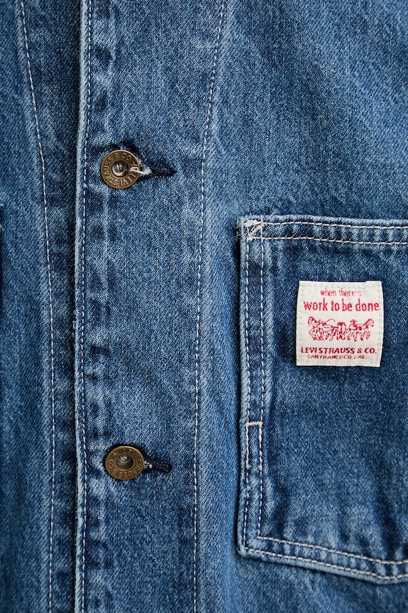 Levi's kurtka jeansowa UPDATED TO BROADWAY x WORKWEAR 003B0.0003 niebieski
