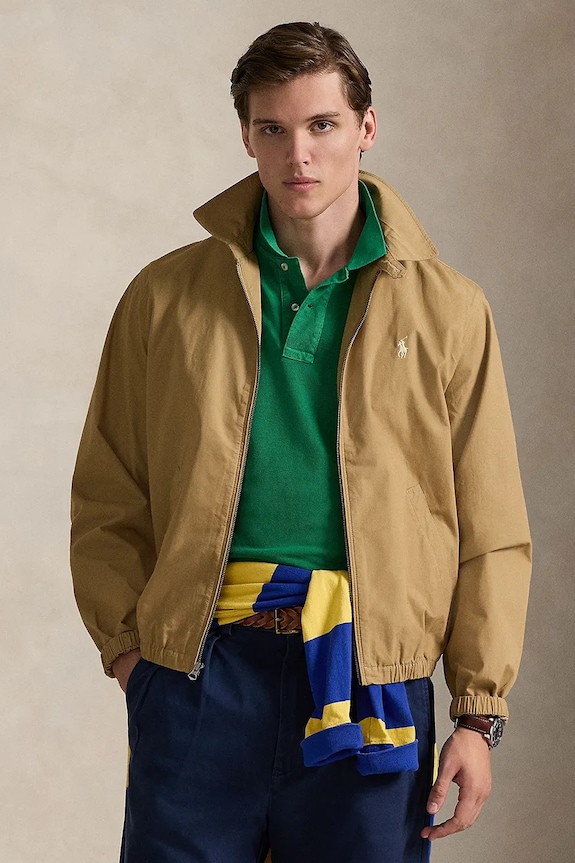 Polo Ralph Lauren geacă necaptusit maro 710A12636