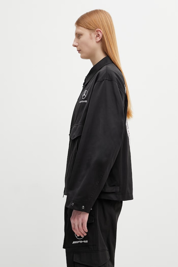 Y-3 pánska športová bunda s bavlnou x F1 WOLF JKT KR2375 čierna SS26