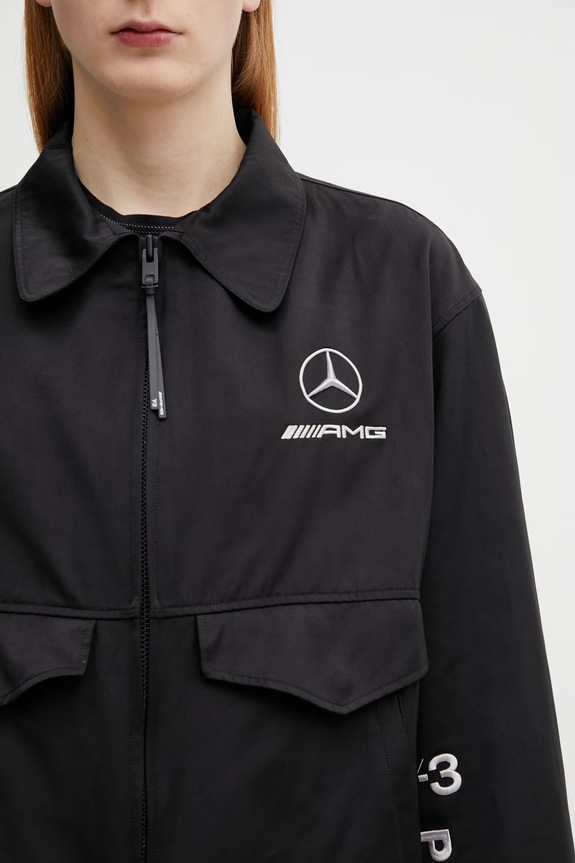 Y-3 pánska športová bunda s bavlnou x F1 WOLF JKT čierna KR2375