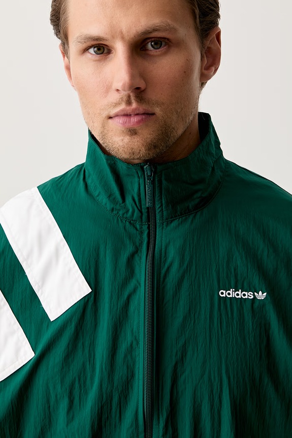 adidas Originals kurtka przejściowa męska ARCH TT turkusowy KD4070