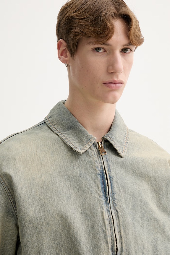 Levi's kurtka jeansowa CORTLAND JACKET niebieski 005AM