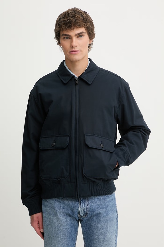 Levi's geacă jeans CORTLAND JACKET cu captuseala bleumarin 005AM