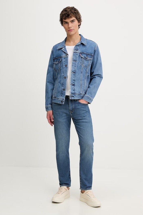 Levi's giacca di jeans in cotone THE JACKET 72334.0773 blu SS26