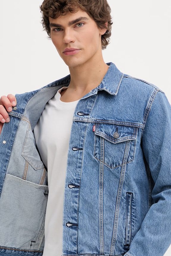 Levi's giacca di jeans in cotone THE JACKET 72334.0773