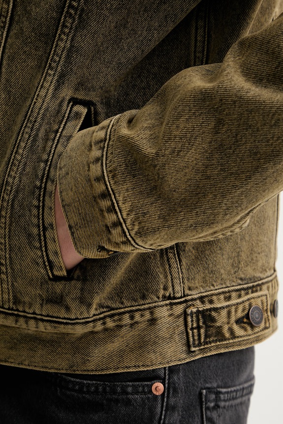 Τζιν μπουφάν Levi's THE JACKET 72334.0783 κίτρινο