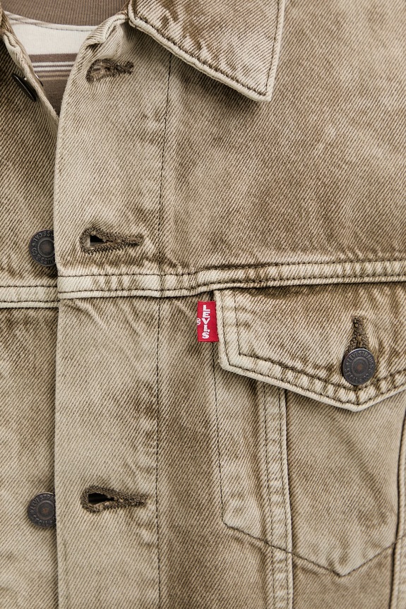 Τζιν μπουφάν Levi's RELAXED FIT A5782.0084 πράσινο