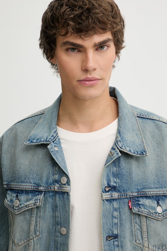 Τζιν μπουφάν Levi's RELAXED FIT μπλε A5782.0091