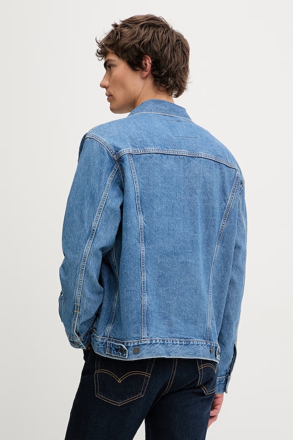 Îmbrăcăminte Levi's geacă jeans RELAXED FIT A5782.0105 albastru