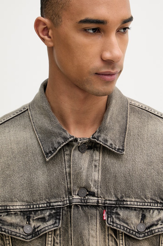 Levi's kurtka męska RELAXED FIT szary A5782.0111