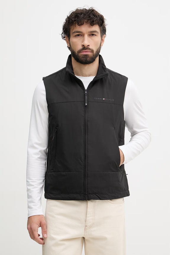 Tommy Hilfiger férfi ujjatlan kabát fekete MW0MW42663