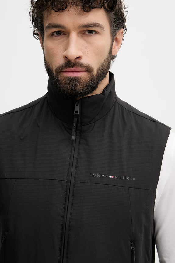 Tommy Hilfiger férfi ujjatlan kabát fekete MW0MW42663