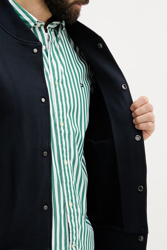 Tommy Hilfiger giacca bomber da uomo in cotone MW0MW42470