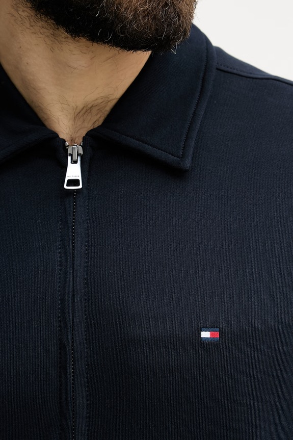 Tommy Hilfiger jopica moška bombažna MW0MW41767 mornarsko modra
