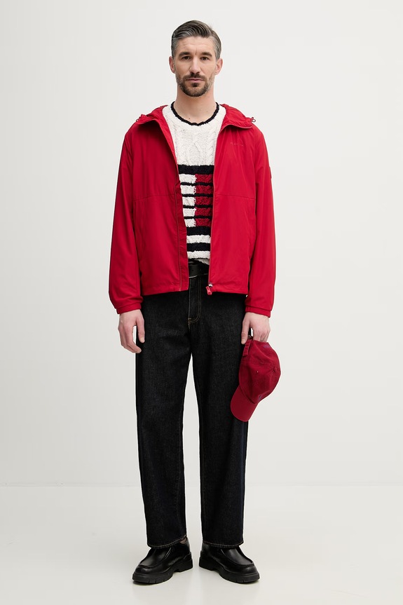 Tommy Hilfiger giacca da uomo MW0MW42504 rosso SS26