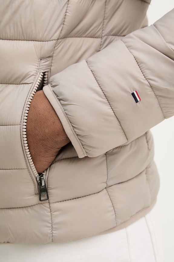 U.S. Polo Assn. kurtka męska LIGHTWEIGHT BOUND QUILTED MUP3905 szary