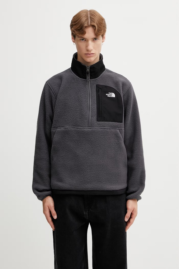 The North Face Yumiori Off Peak dukserica s flisom za muškarce siva NF0A8FKPMN81