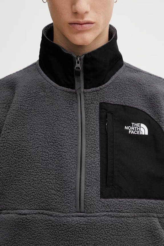 The North Face Yumiori Off Peak dukserica s flisom za muškarce siva NF0A8FKPMN81