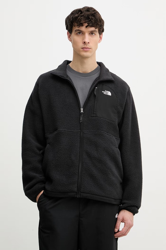 The North Face Yumiori Off Peak bluza rozpinana polarowa męska czarny NF0A8FKNJK31