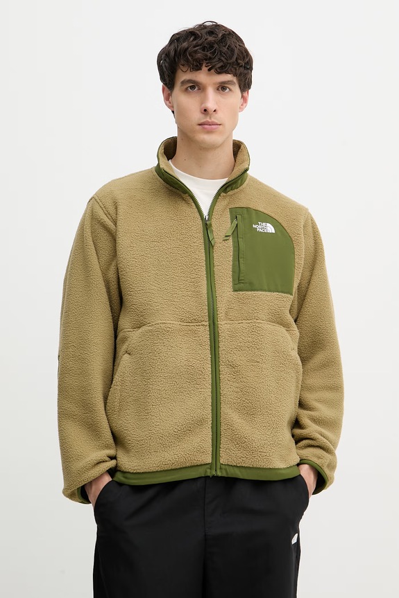 The North Face Yumiori Off Peak bluza polarowa męska zielony NF0A8FKNMO91