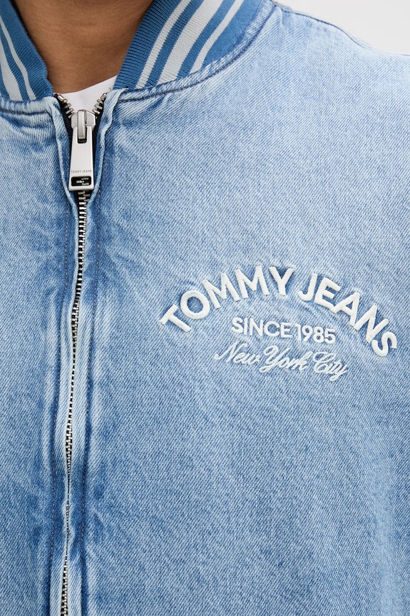 Tommy Jeans bomberka męska bawełniana DM0DM22498 niebieski