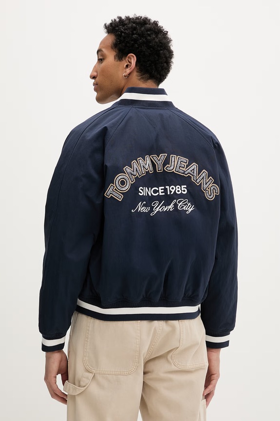 Odzież Tommy Jeans bomberka męska DM0DM22737 granatowy