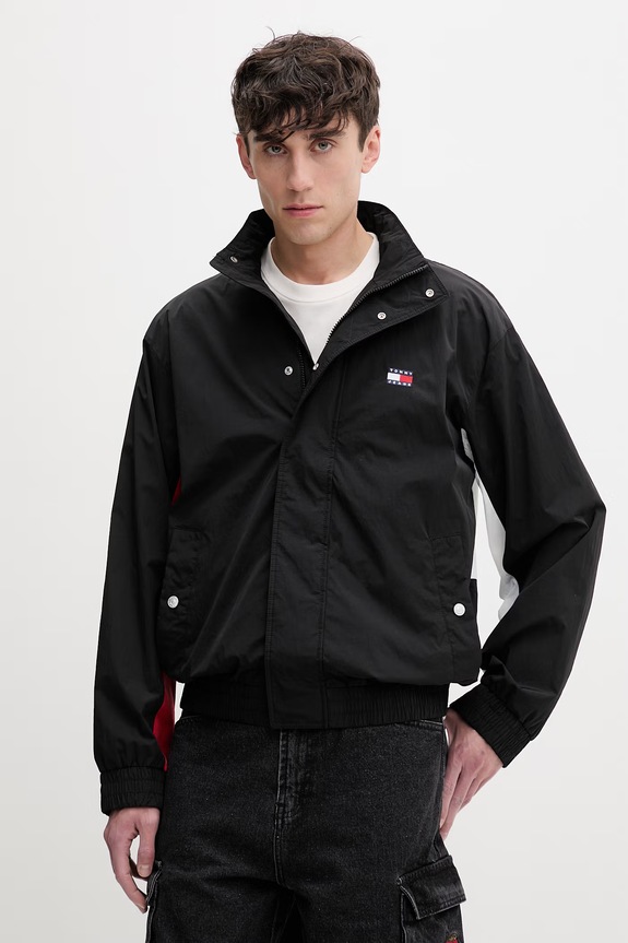 Oblečenie Tommy Jeans prechodná bunda dámska DM0DM22738 čierna