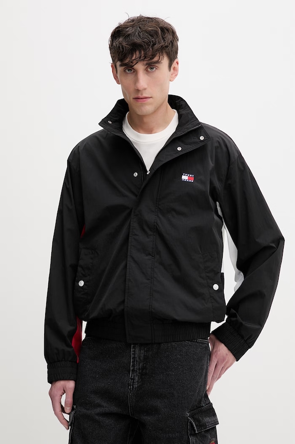 Oblečenie Tommy Jeans prechodná bunda dámska DM0DM22738 čierna