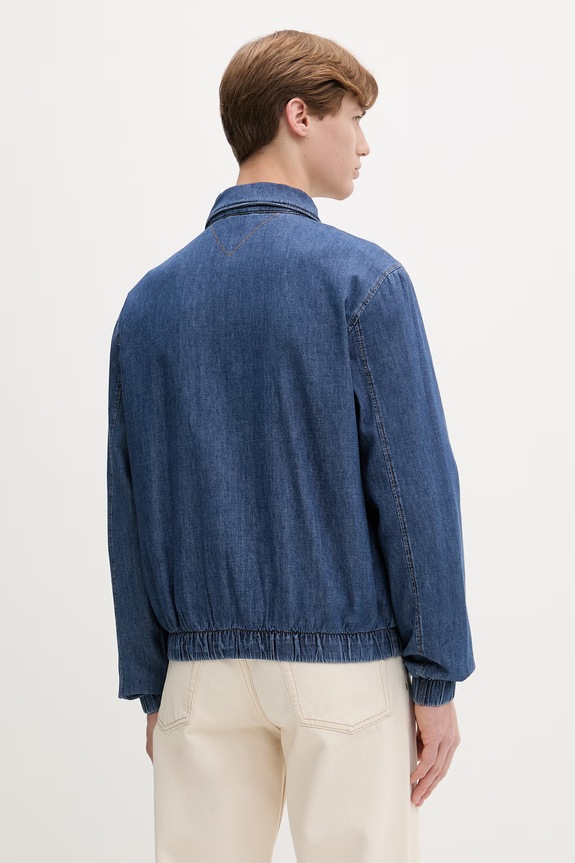 Ρούχα Tommy Jeans Μεταβατικό μπουφάν ανδρικό ντένιμ DM0DM22846 μπλε