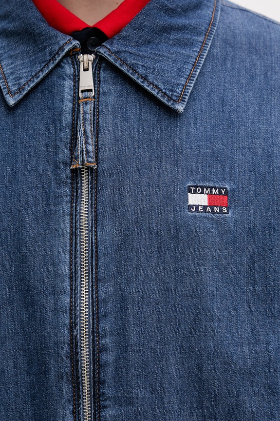 Tommy Jeans Μεταβατικό μπουφάν ανδρικό ντένιμ DM0DM22846 μπλε