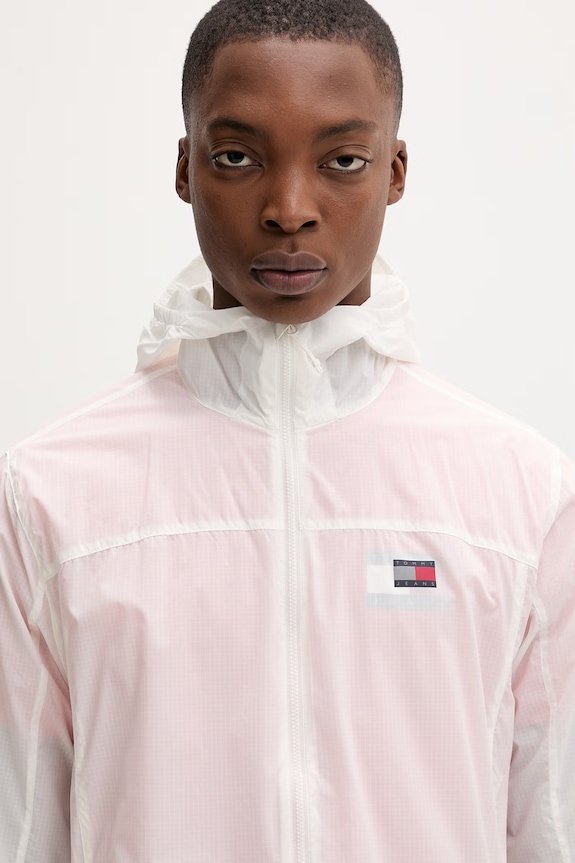 Tommy Jeans geacă de tranziție pentru bărbați bej DM0DM23112