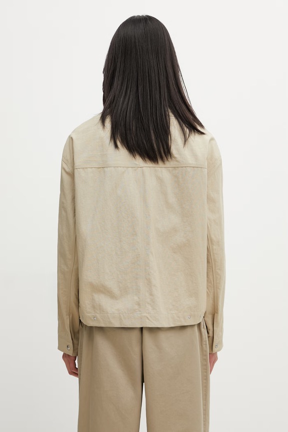 Clothing Maison Kitsuné jacket Men's QM02102WW9082 beige