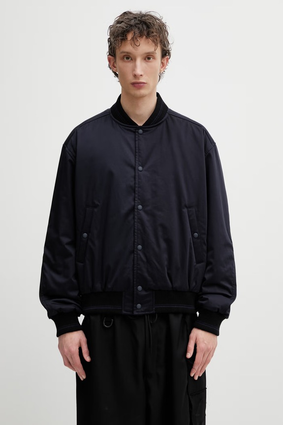 Maison Kitsuné bomber jacket Men's navy QM02105WW9104