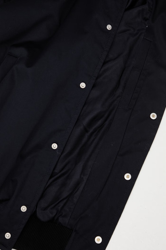 Maison Kitsuné bomber jacket Men's QM02105WW9104 navy