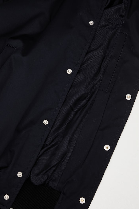 Maison Kitsuné bomber jacket Men's QM02105WW9104 navy