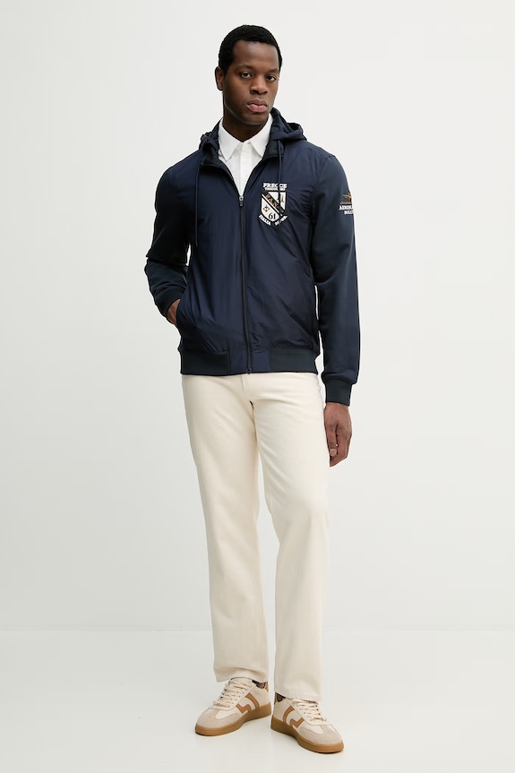 Aeronautica Militare geacă AF0520UF00674 bleumarin SS26