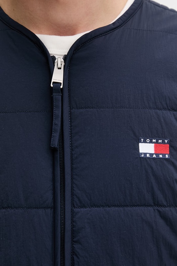 Tommy Jeans vesta pánska DM0DM23069 tmavomodrá