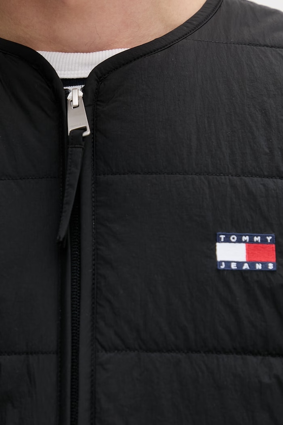 Tommy Jeans vesta pánska DM0DM23069 čierna